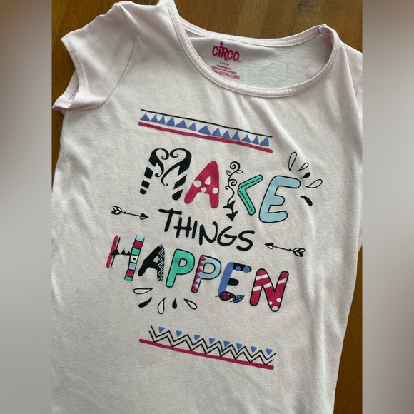 Circo Large (10/12) girls sleepwear MAKE THINGS HAPPEN - Picture 2 of 6